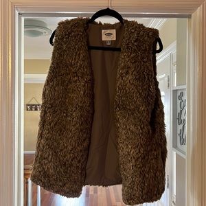 Old navy furry vest